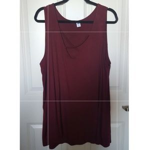 Old Navy cross front swing tank